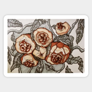 Peony Sticker